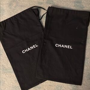 Chanel Black Dust Bags Set